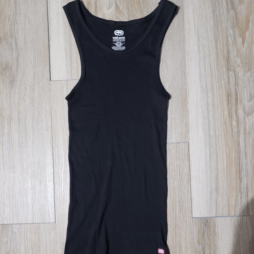 Ecko Unltd. Juniors' Boyfriend Ribbed Tank Top